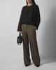 Wakakuu Icons Striktrøje Cashmere Wool R-neck Dark Green L