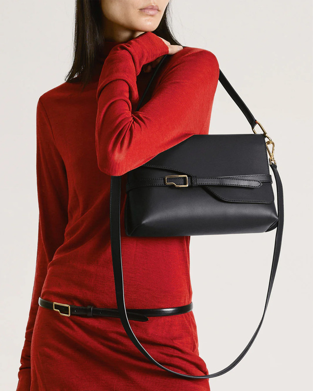 ATP Atelier Bag Lierna Black Double Faced Calf Black ONESIZE