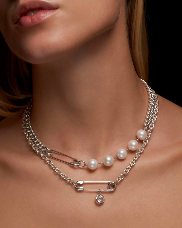 Maria Nilsdotter Rebel Necklace - Silver Silver ONESIZE