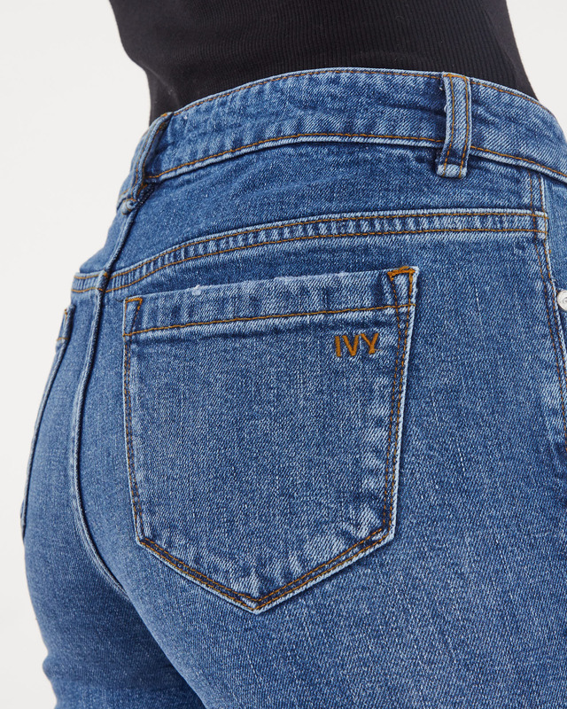 IVY Jeans Johanna Kick Flare  Denim blå 26