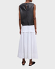 Dagmar Skirt Cotton Maxi White 34