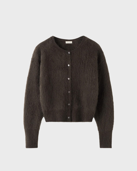 Cardigan Coco brushed Chocolate 1