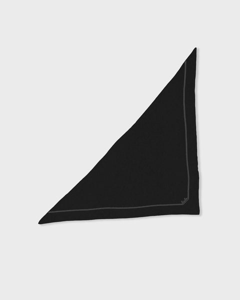Scarf Triangle Solid Svart ONESIZE 1