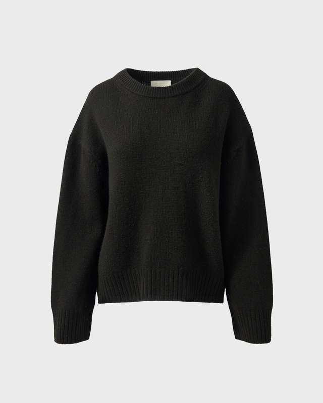 Wakakuu Icons Striktrøje Cashmere Wool R-neck Dark Green L