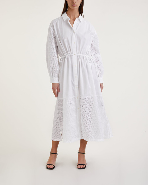 Klänning Ava Shirt Vit 2