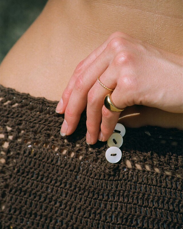 Anni Lu Ring Pinkie Boo Ring  Guld S