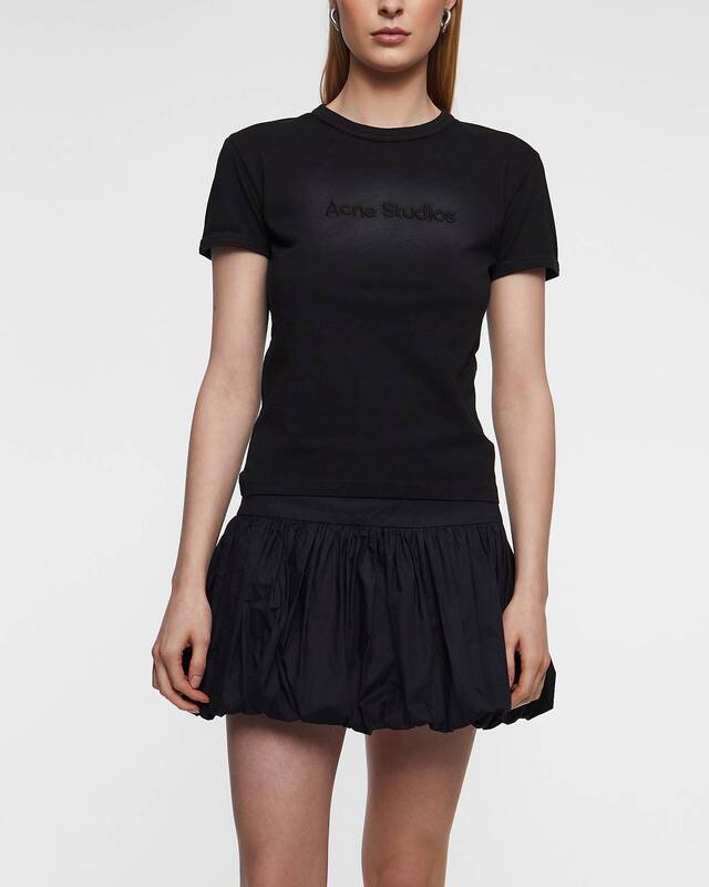 Acne Studios T-Shirt Logo Fitted Faded black S