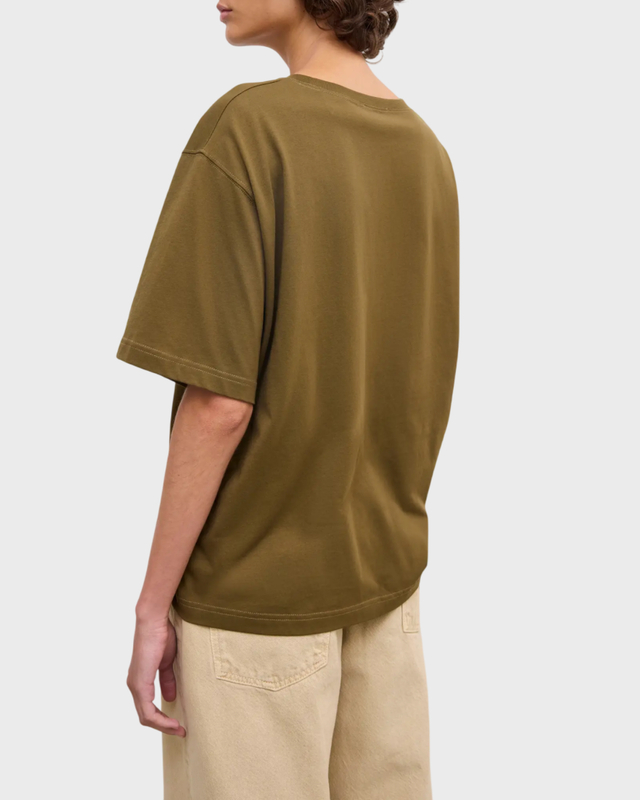Dagmar T-skjorte Knot Dark Green XS