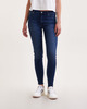 7 For All Mankind Jeans Slim Illusion Luxe Mid Blue Mörkblå 28