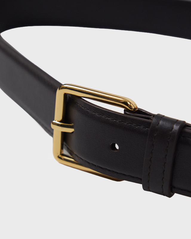 Wakakuu Icons Bälte Leather Dark Brown 90