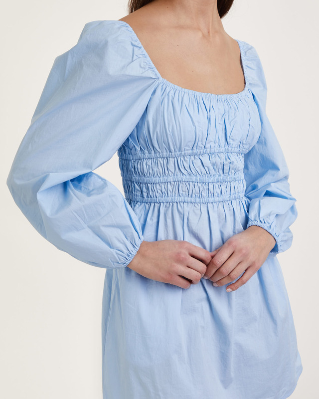 Faithfull The Brand Klänning Paloma Mini Blå XS