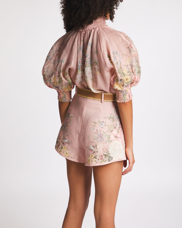 Zimmermann Shorts Waverly Tuck Rosa 1 (S-M)