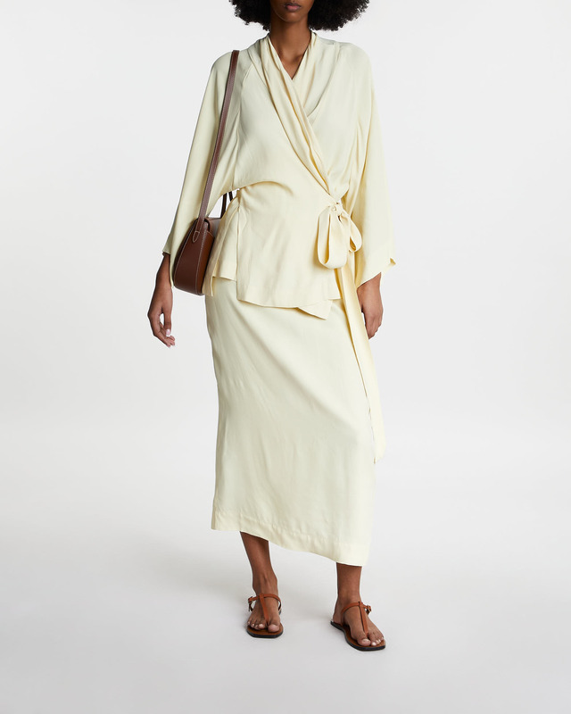 Rodebjer Blouse Tennessee Cape Gul L