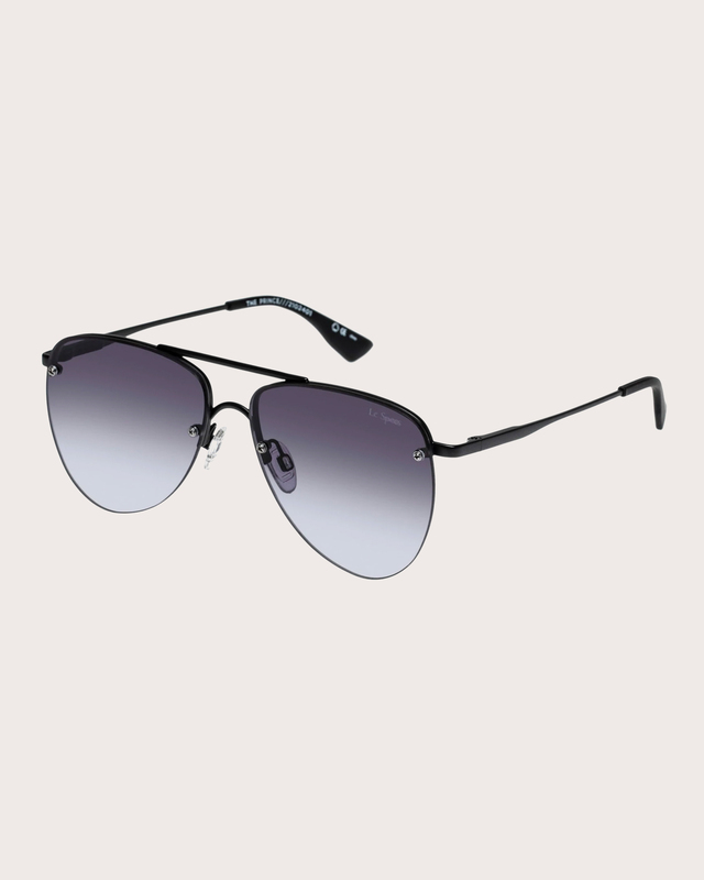 Le Specs LE SPECS - THE PRINCE - MATTE BLACK W/ COOL SMOKE Svart/grå ONESIZE