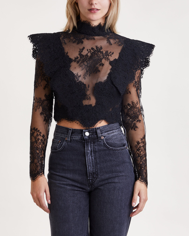 Zimmermann Topp Sensory Lace Bodice  Svart 1 (S-M)