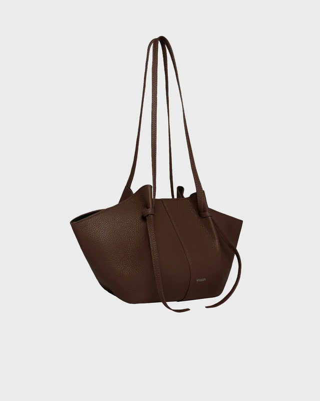 YUZEFI Väska Mochi Pebble Grain Leather Espresso ONESIZE