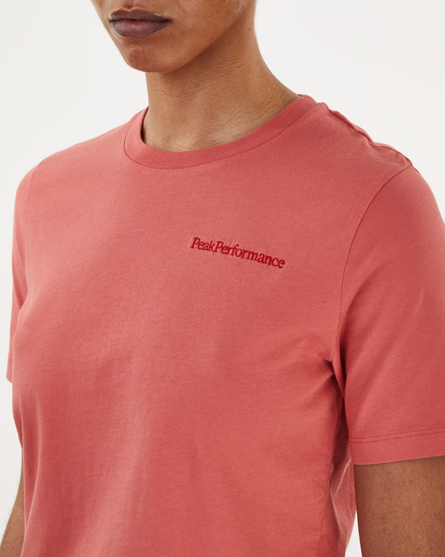 Peak Performance T-Shirt W Original Small Logo Rosa XS