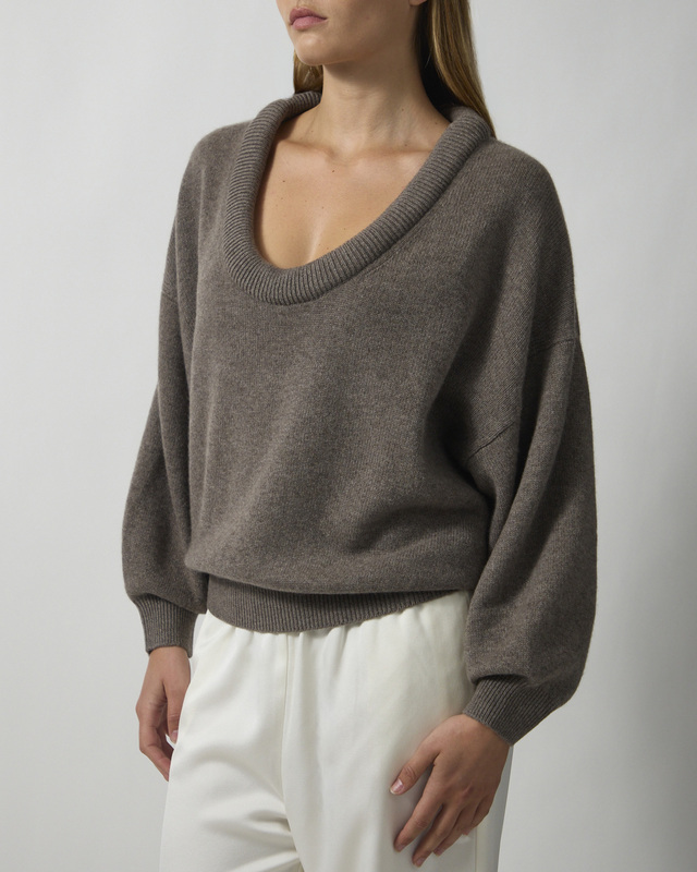 LISA YANG Sweater Doria Beige/Brown 0 (XS-S)