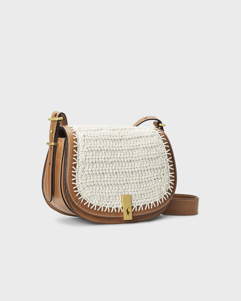 Bag Saddle Crossbody Medium Creme ONESIZE 2