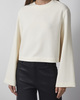 Wakakuu Icons Bluse Creme Cropped Cream S