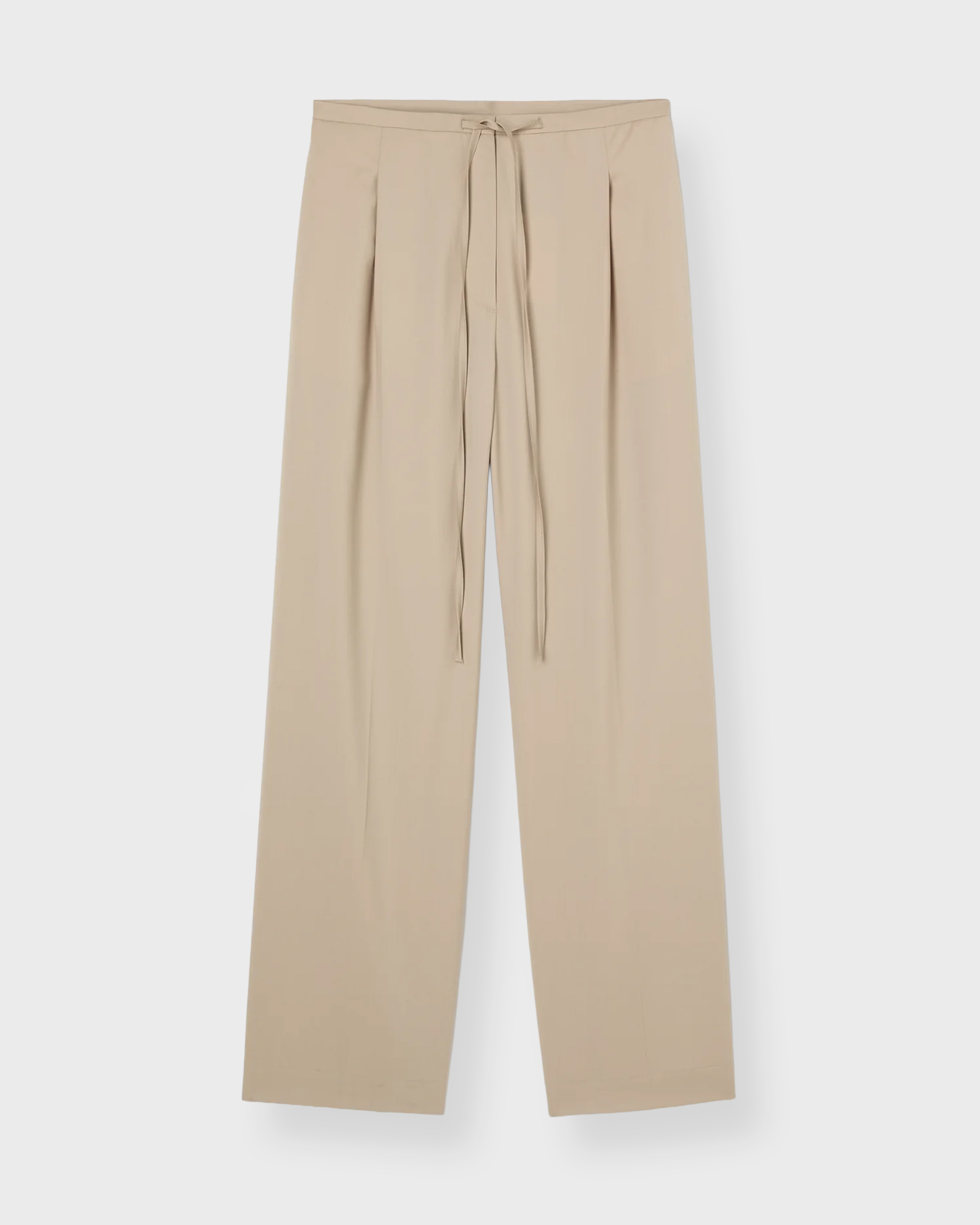 Róhe Women's Beige Relaxed Drawstring Trousers 36