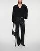 ROTATE Birger Christensen Tröja Knit Cropped Cardigan Svart 34