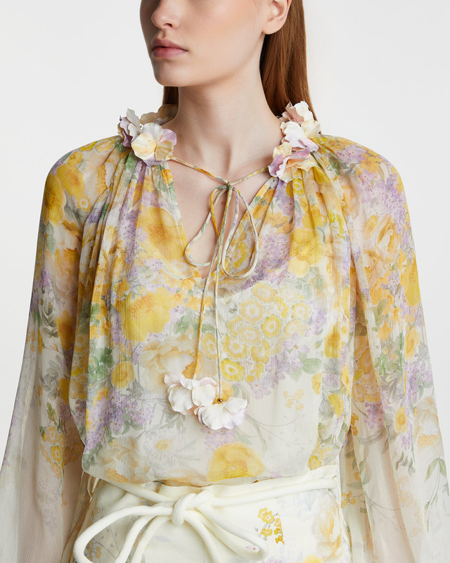 Zimmermann Blouse Harmony Billow Gul 3 (L-XL)