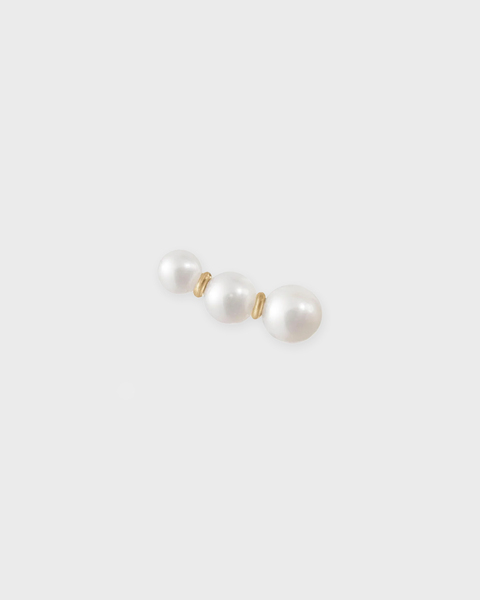 Earring Trois Perle Pearl left 1