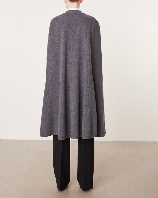 grey wool cape