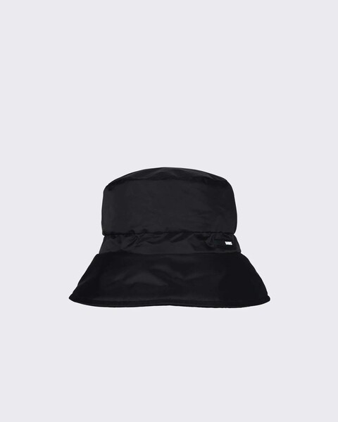 Hat Padded Nylon Bucket Hat Black ONESIZE 1