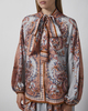 Zimmermann Blouse Aster Tie Neck 2 (M-L)