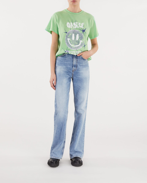 T-shirt smiley Light Mintgrön 2
