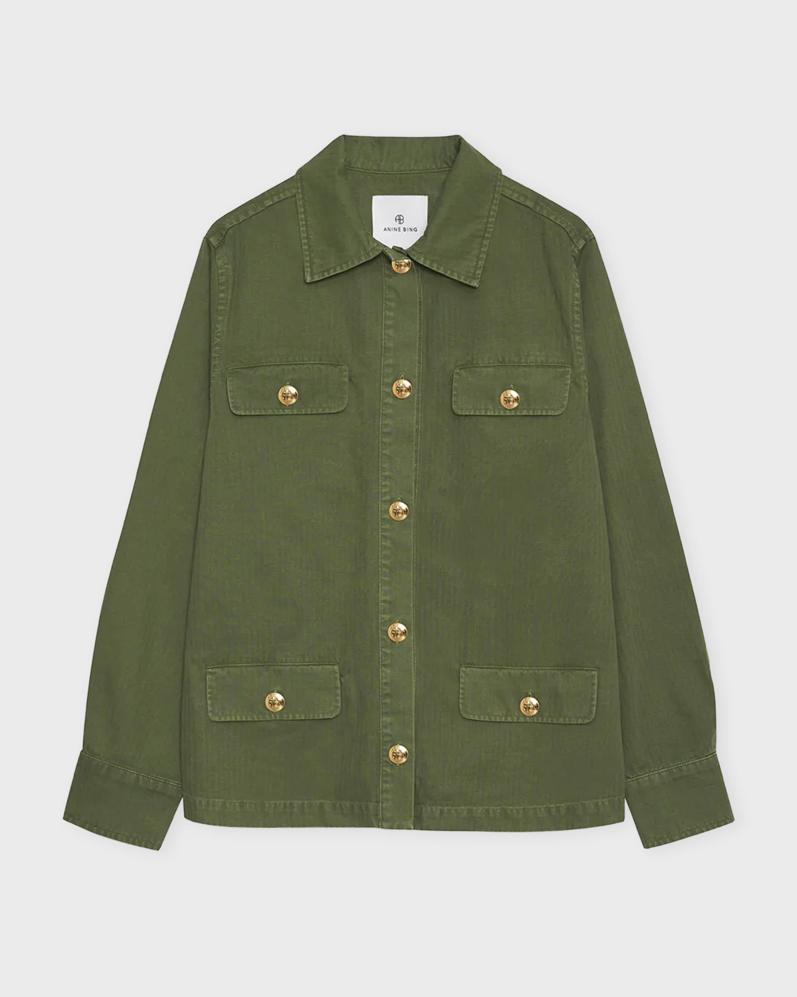 Anine Bing Women's Khaki Green Corey Jacket - Army Green Medi M