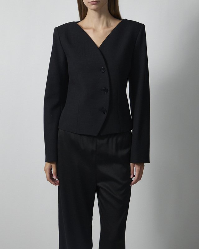 Dagmar Dinner Jacket Curved Front Black 42