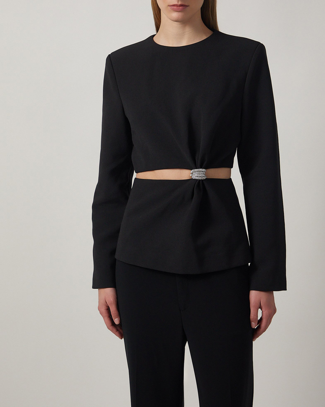 Malina Top Sutton Cut Out Black 42