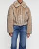 STAND STUDIO Jacka Lena Faux Fur Natural 34