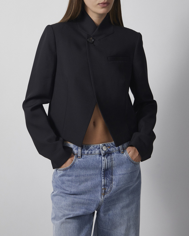 Wakakuu Icons Blazer Turn Collar Black L