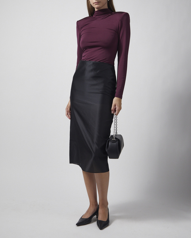 ROTATE  Topp Long-Sleeved Scarf Burgundy 36