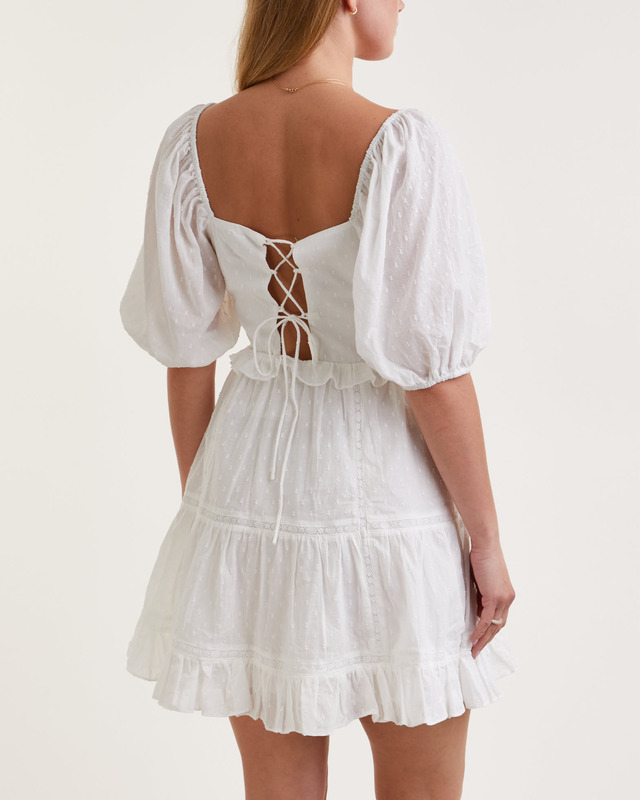 Malina Dress Alessia Vit XS