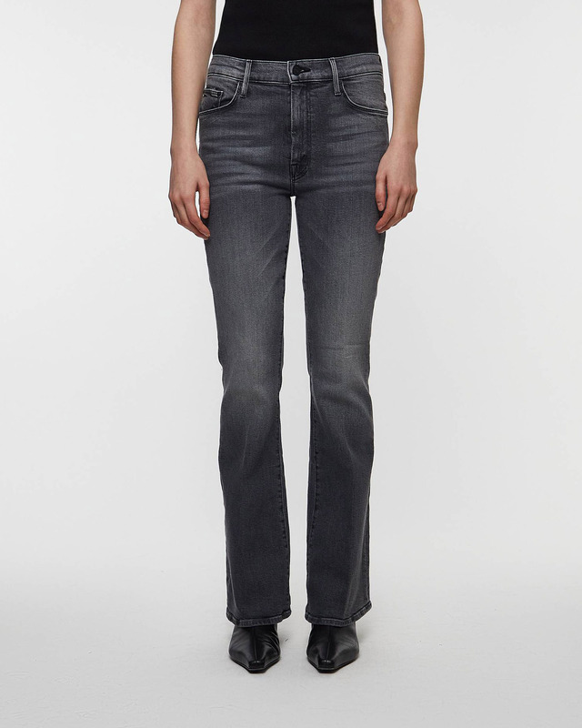 Mother Denim Jeans The Weekender Dark Grey Grå 30