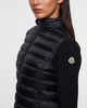 Moncler Kofta Padded Wool Zip Svart XS