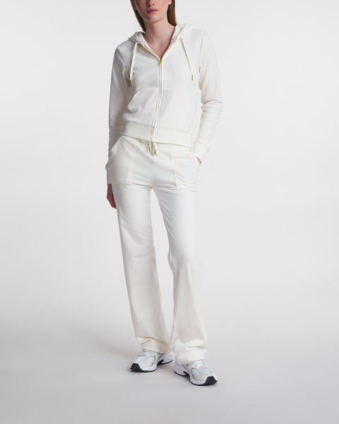 Trousers Gold Del Ray Pocketed White 1