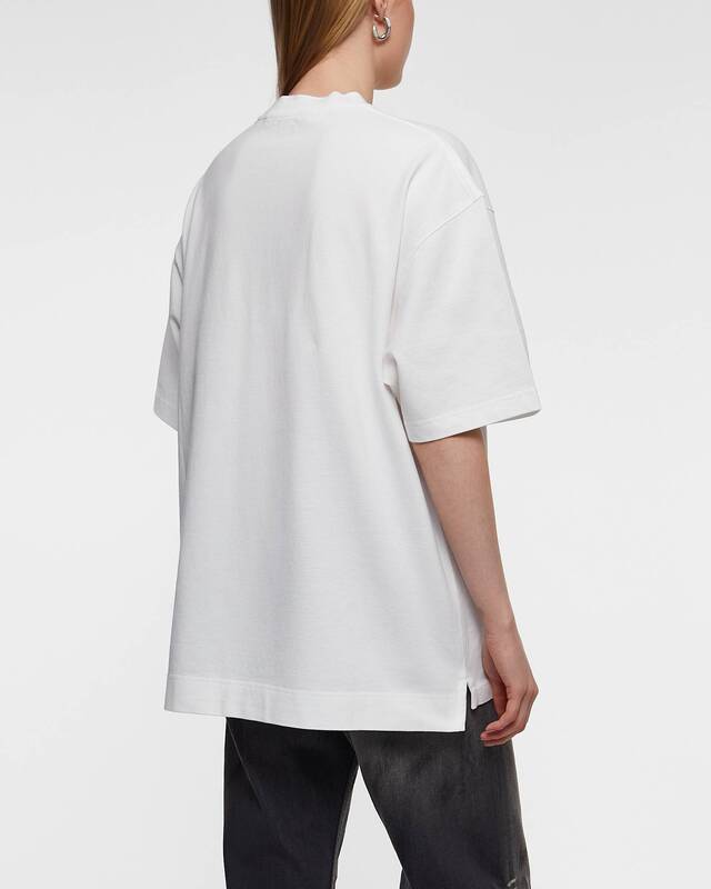 Acne Studios T-Shirt Logo Relaxed Fit  Vit XXS