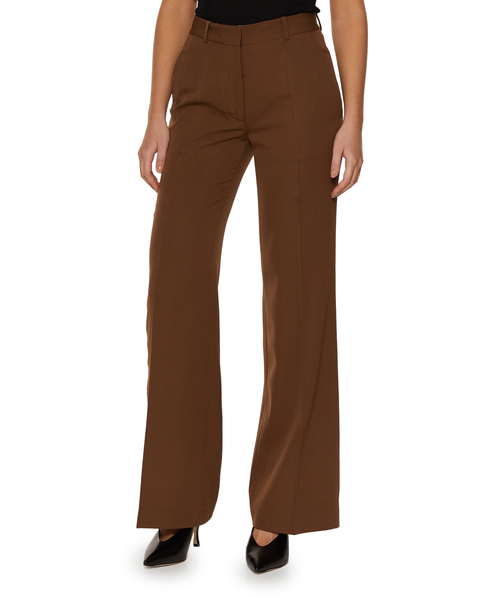Trousers Wide Leg Brown 1