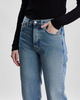 Dagmar Jeans Straight Leg Denim Ljusblå W25/L32