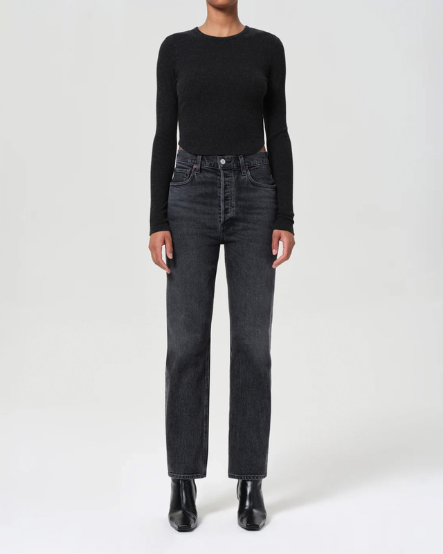 AGOLDE Jeans 90´Pinch Waist High Rise Straight in Hitch Denim 30