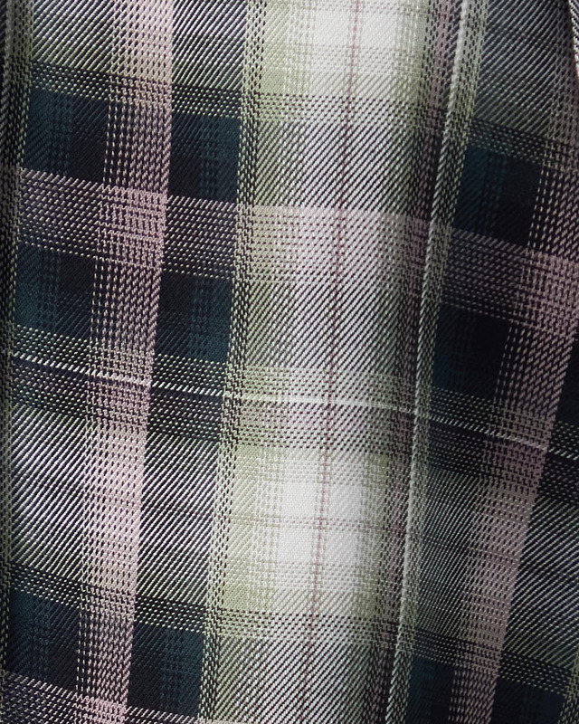 Acne Studios Shirt Hooded Check Svart/grön 36