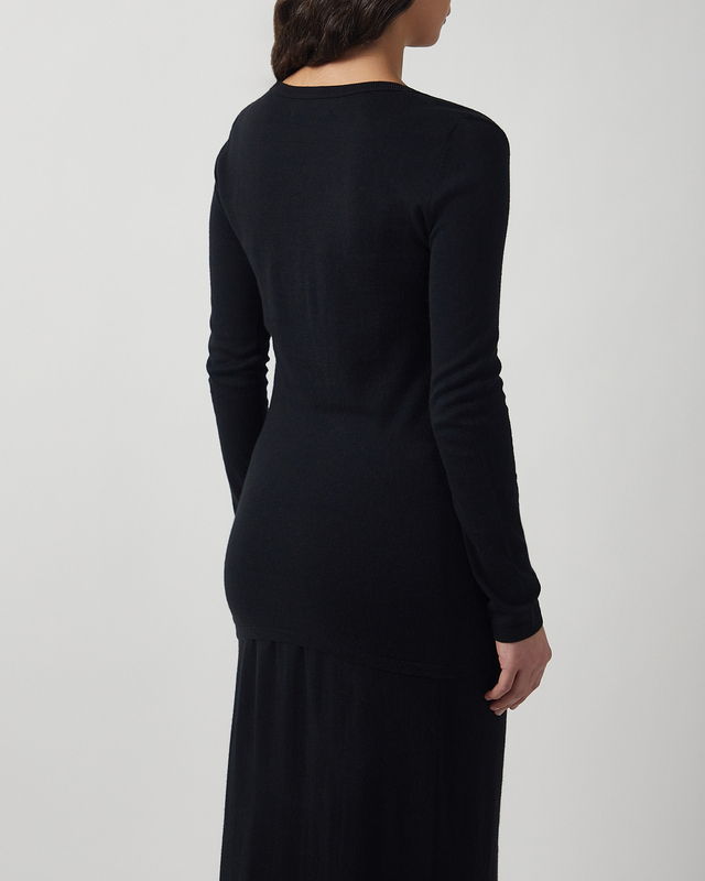 LISA YANG Top Amalea Cashmere Black 2 (M-L)