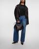 Acne Studios Jacket Biker Leather Mörkbrun 38