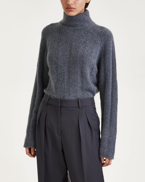 Polo sweater Donna Grå 1
